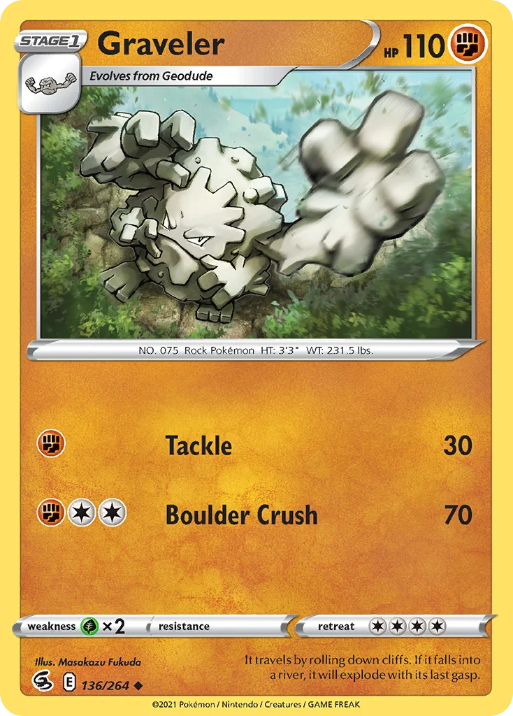 Graveler 136/264 Uncommon