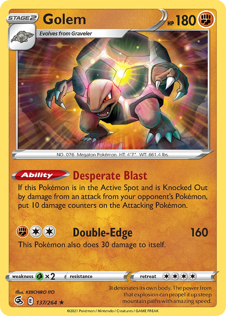 Golem 137/264 Rare