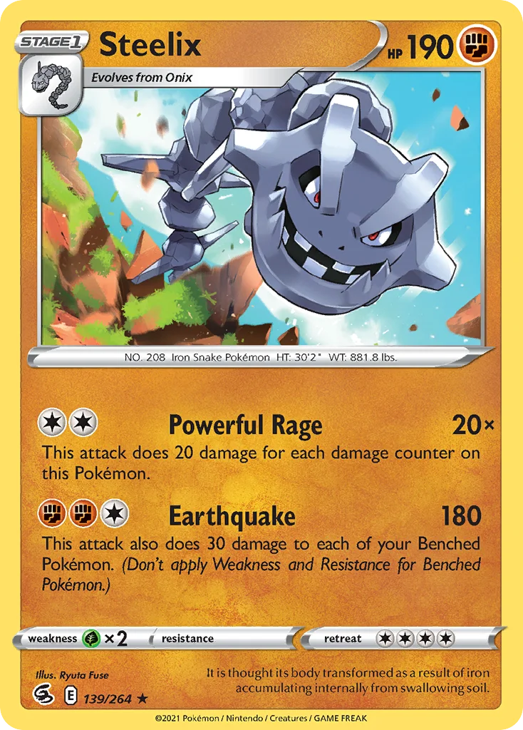 Steelix 139/264 Rare holo