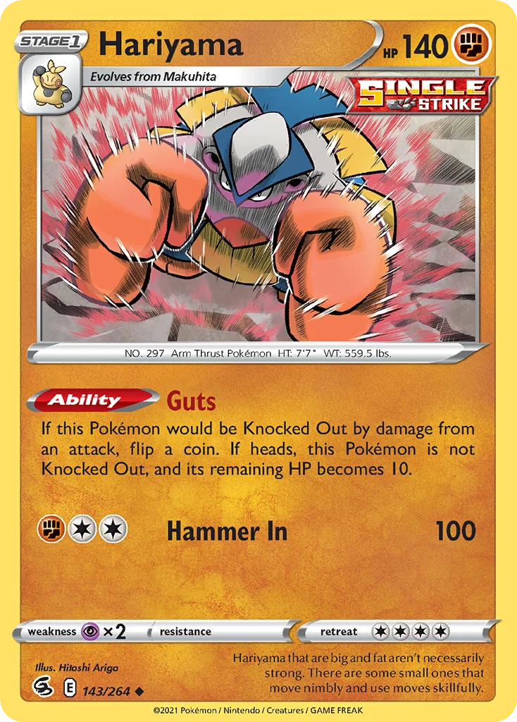 Hariyama 143/264 Uncommon