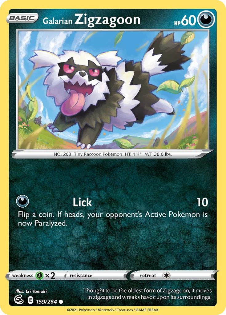 Galarian Zigzagoon 159/264 Common