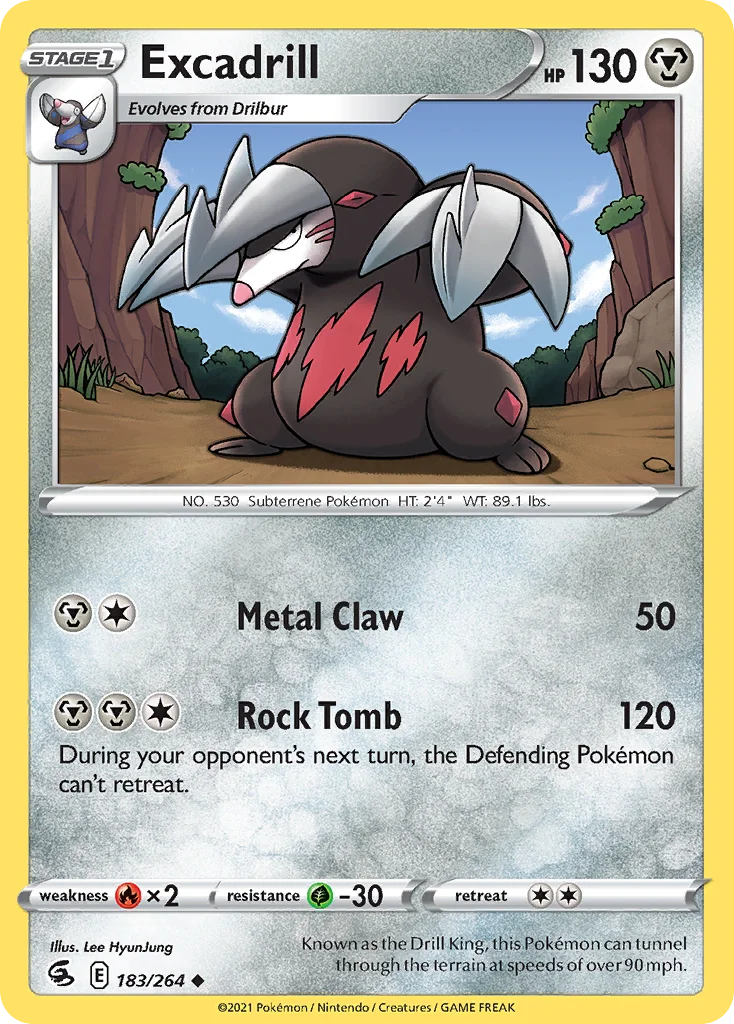 Excadrill 183/264 Uncommon