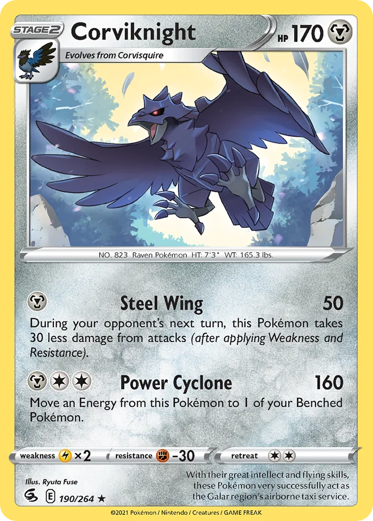 Corviknight 190/264 Rare