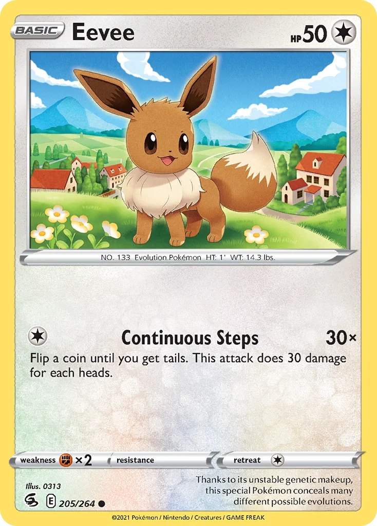 Eevee 205/264 Common