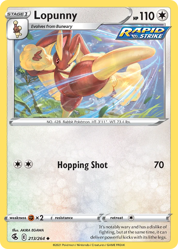 Lopunny 213/264 Uncommon