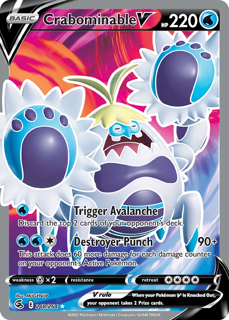Crabominable V 248/264 Rare ultra