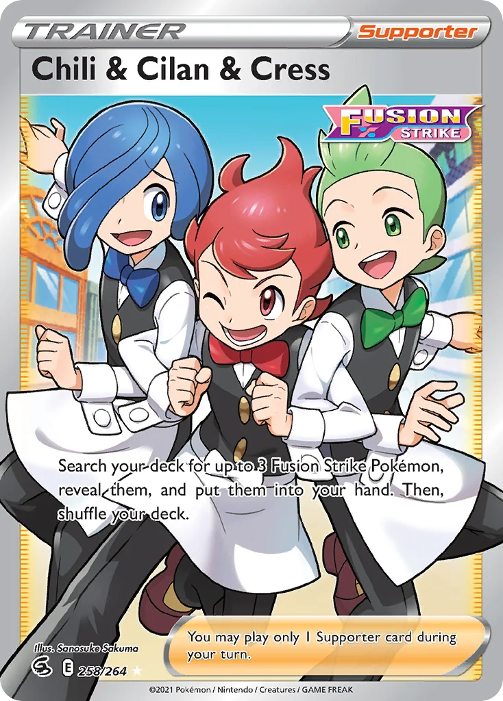Chili & Cilan & Cress 258/264 Rare ultra