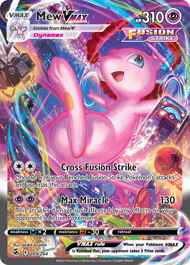 Mew VMAX 269/264 Rare rainbow