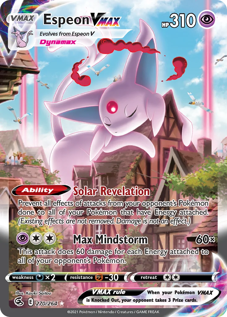 Espeon VMAX 270/264 Rare rainbow