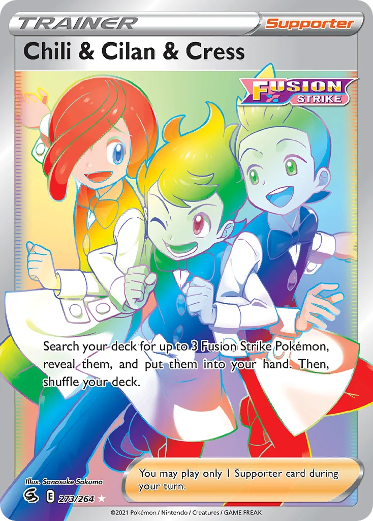 Chili & Cilan & Cress 273/264 Rare rainbow