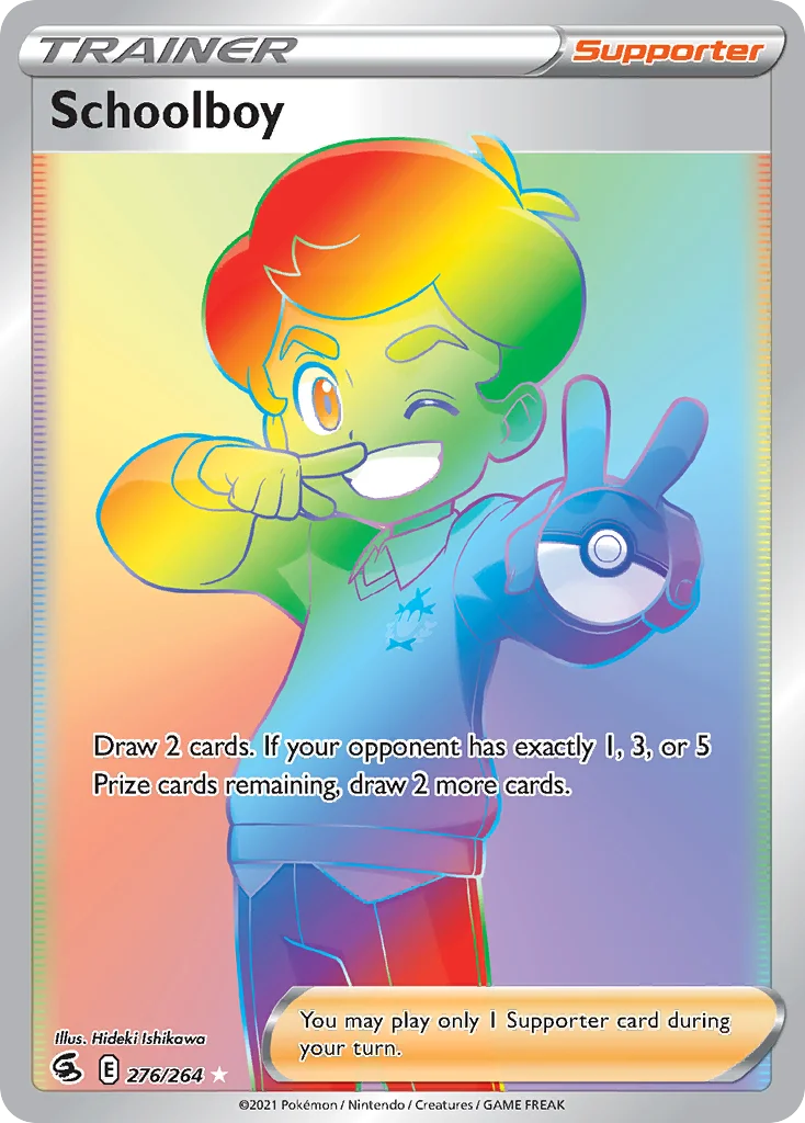 Schoolboy 276/264 Rare rainbow