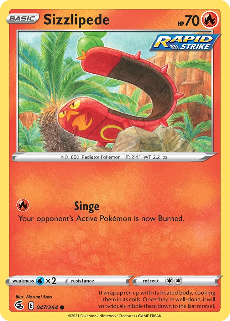 Sizzlipede 047/264 Common