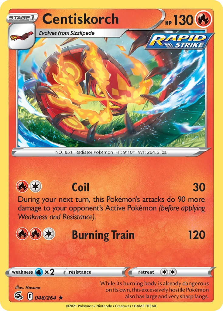 Centiskorch 048/264 Rare