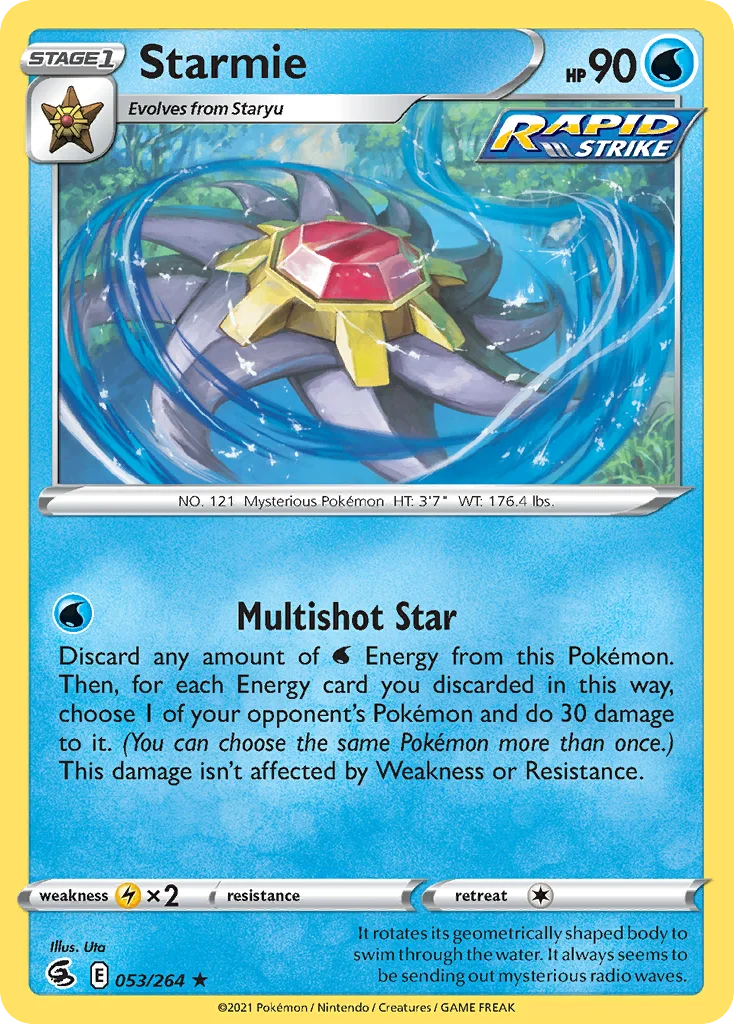 Starmie 053/264 Rare holo