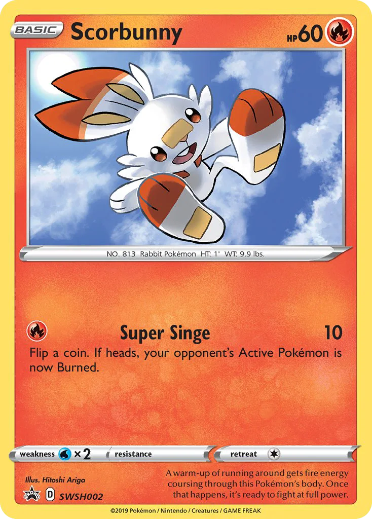 Scorbunny SWSH002/SWSH Promo