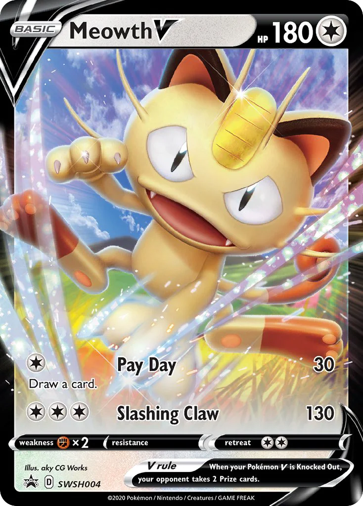 Meowth V SWSH004/SWSH Promo