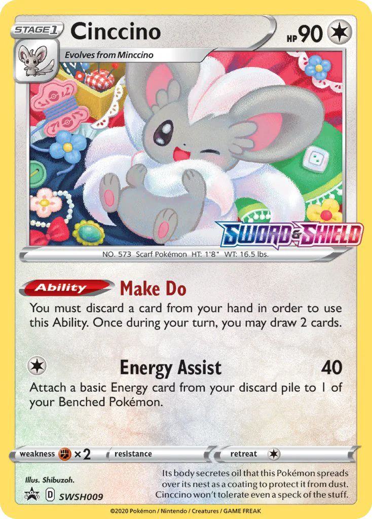 Cinccino SWSH009/SWSH Promo