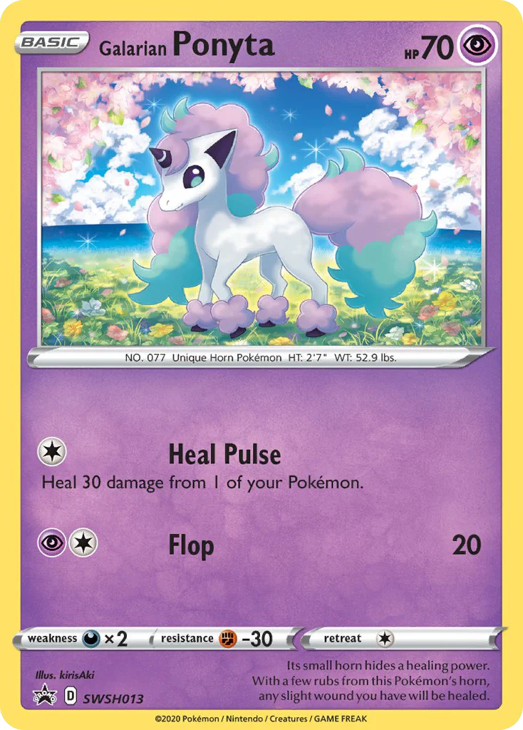 Galarian Ponyta SWSH013/SWSH Promo