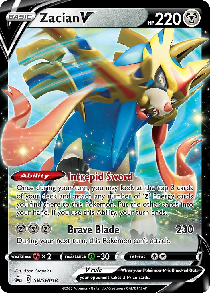 Zacian V SWSH018/SWSH Promo