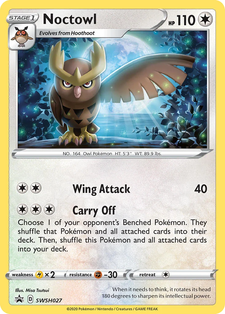 swshp-swsh027 Noctowl SWSH027/SWSH Promo