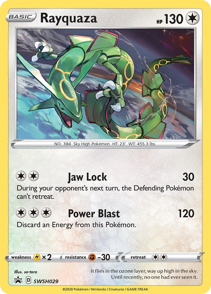 Rayquaza SWSH029/SWSH Promo
