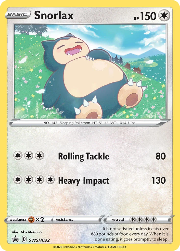 Snorlax SWSH032/SWSH Promo