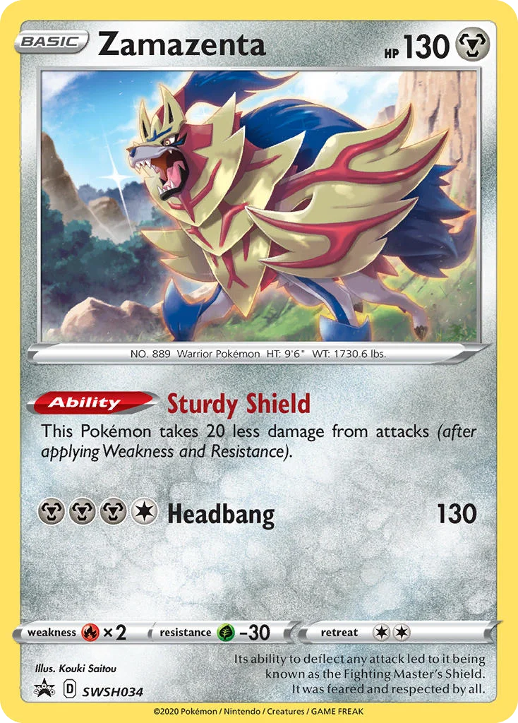 Zamazenta SWSH034/SWSH Promo
