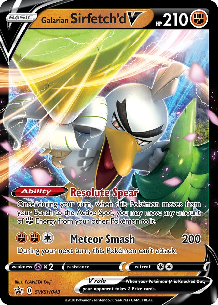 Galarian Sirfetch'd V SWSH043/SWSH Promo