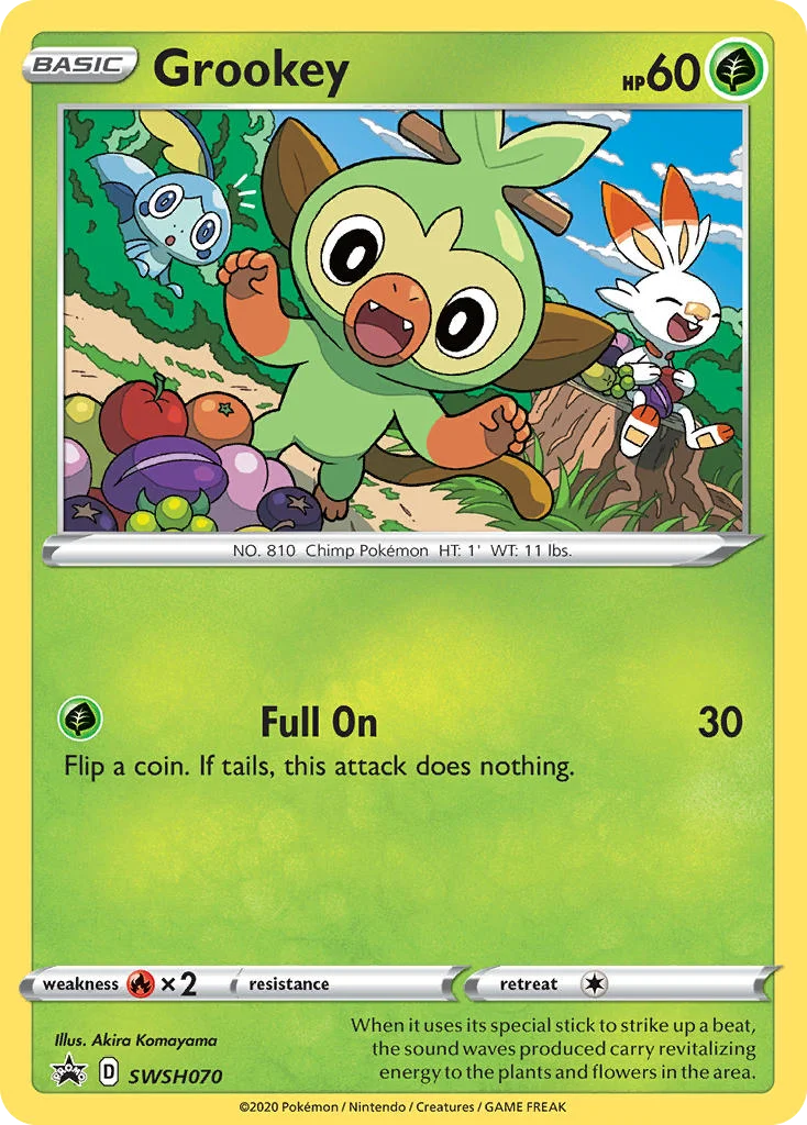 swshp-swsh070 Grookey SWSH070/SWSH Promo