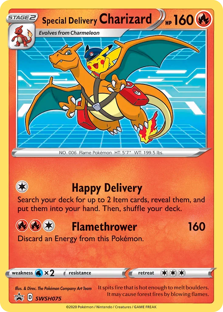swshp-swsh075 Special Delivery Charizard SWSH075/SWSH Promo