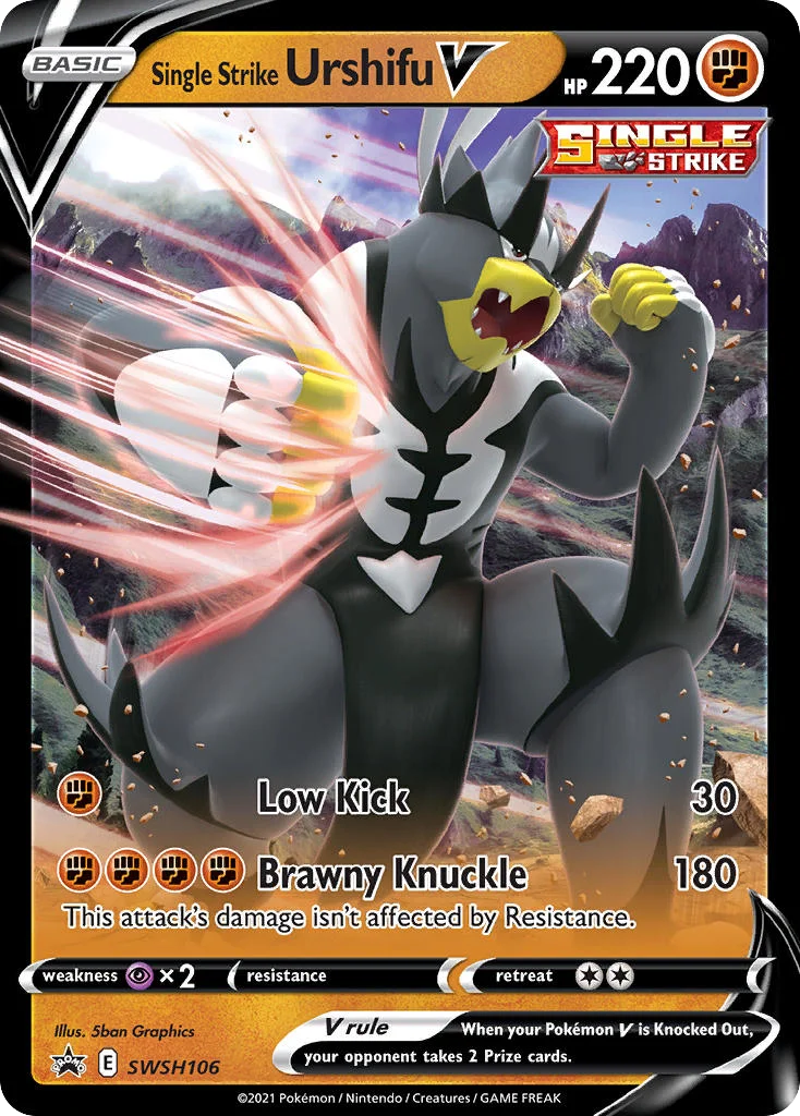 Single Strike Urshifu V SWSH106/SWSH Promo
