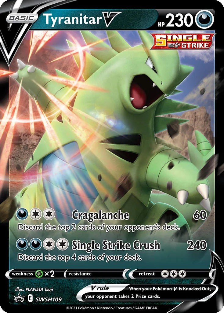 swshp-swsh109 Tyranitar V SWSH109/SWSH Promo