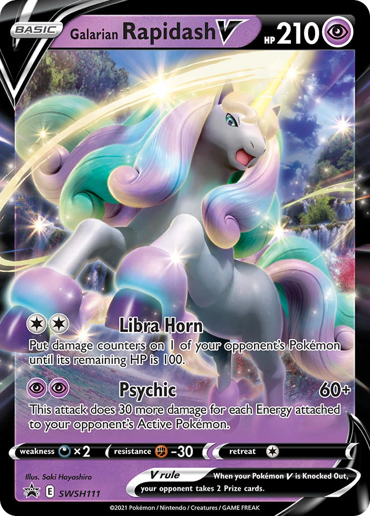 Galarian Rapidash V SWSH111/SWSH Promo