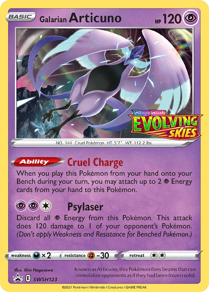 swshp-swsh123 Galarian Articuno SWSH123/SWSH Promo