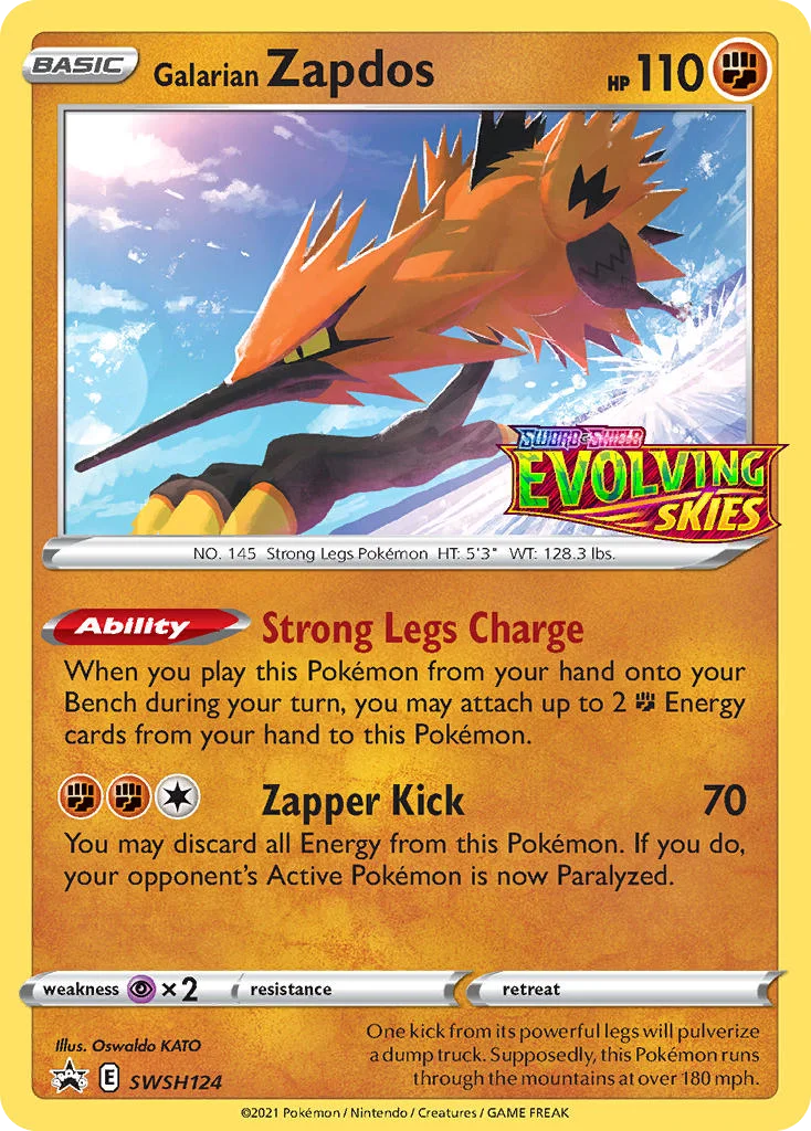 swshp-swsh124 Galarian Zapdos SWSH124/SWSH Promo