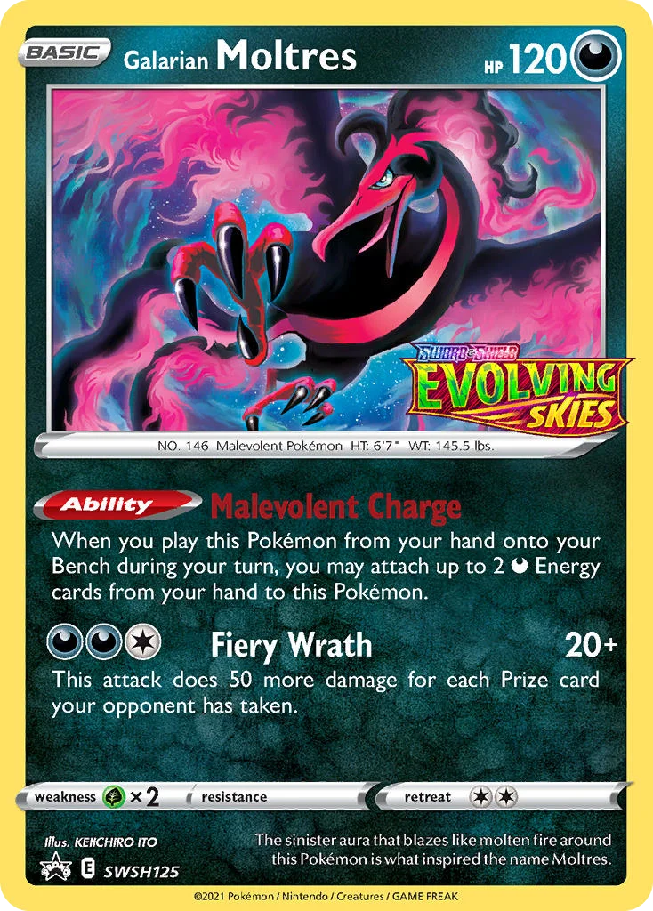 Galarian Moltres SWSH125/SWSH Promo