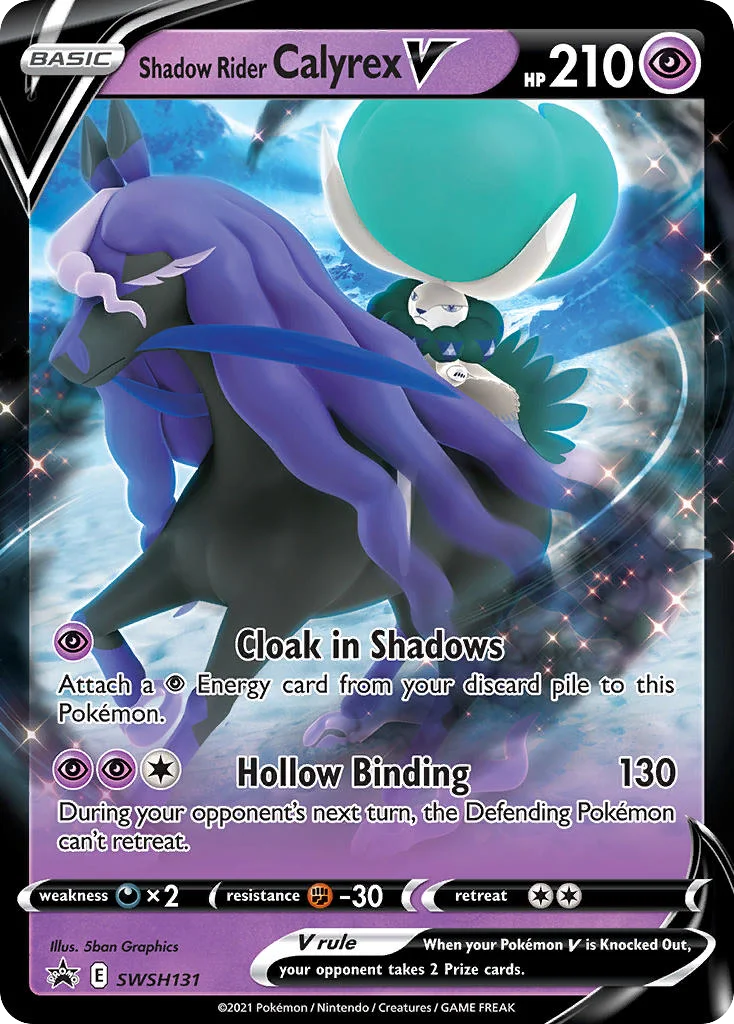 Shadow Rider Calyrex V SWSH131/SWSH Promo