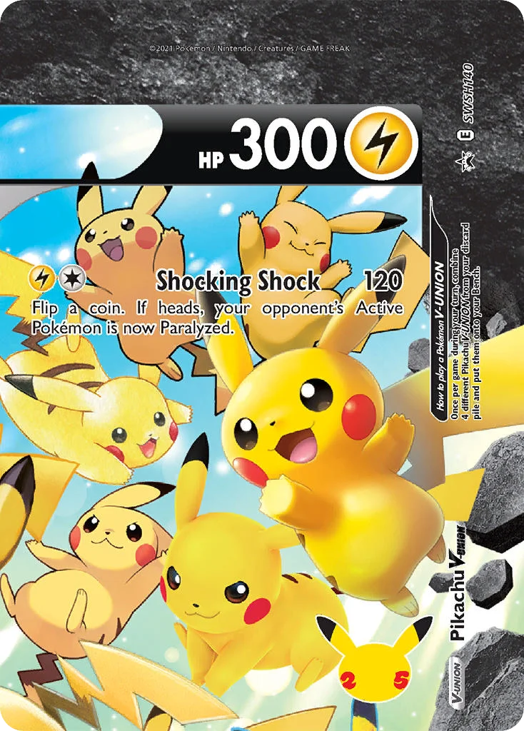Pikachu V-UNION SWSH140/SWSH Promo