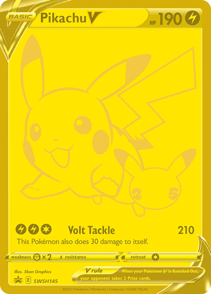 Pikachu V SWSH145/SWSH Promo