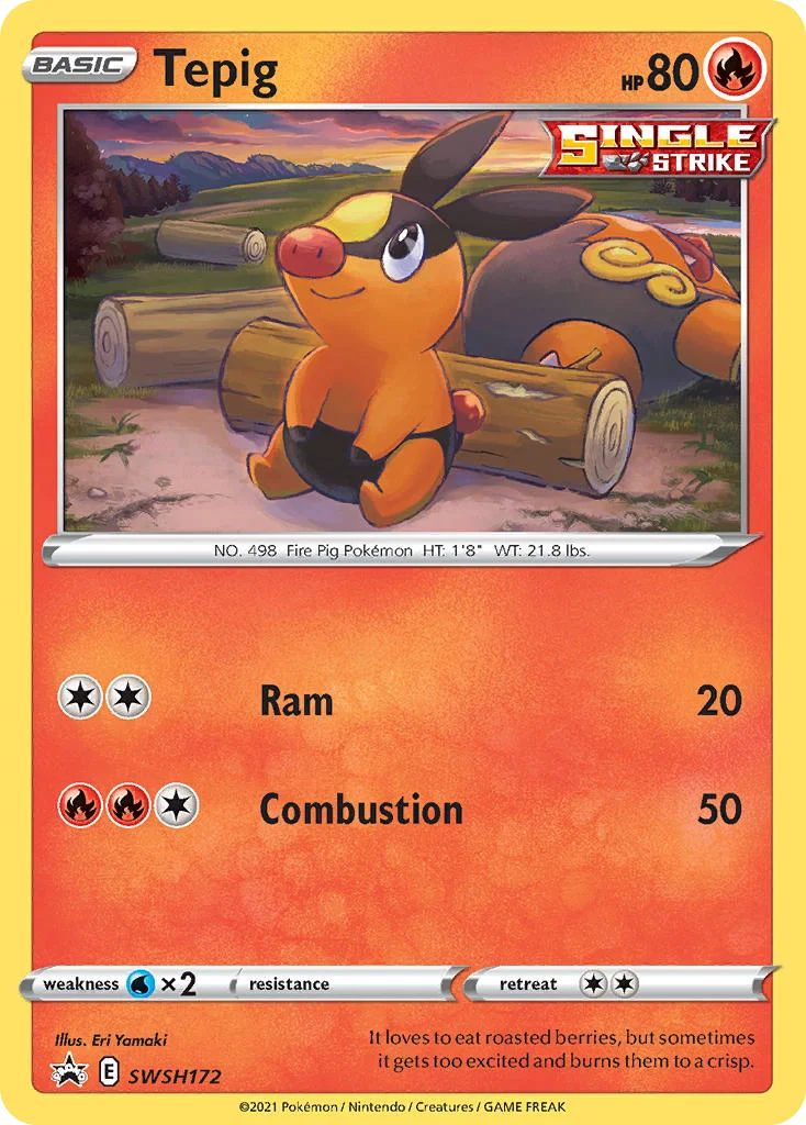 Tepig SWSH172 SWSH Promo