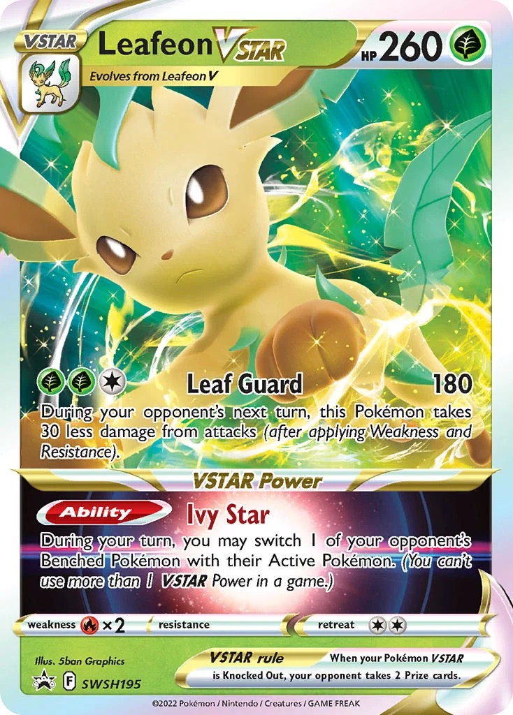 swshp-swsh195 Leafeon VSTAR SWSH195/SWSH Promo