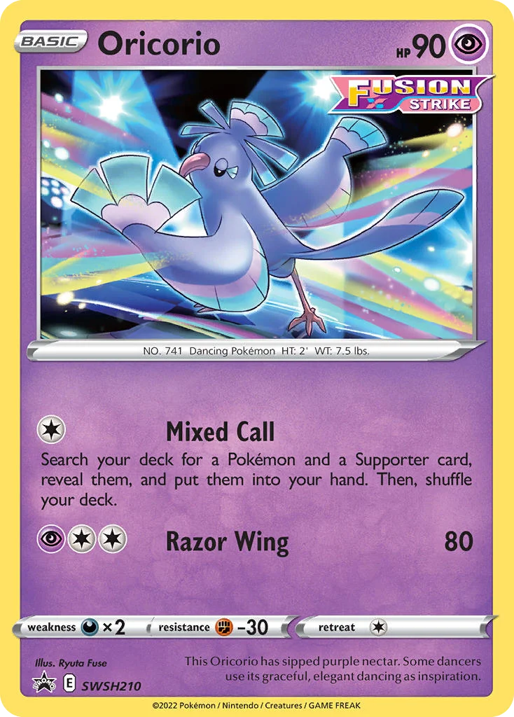 Oricorio SWSH210/SWSH Promo