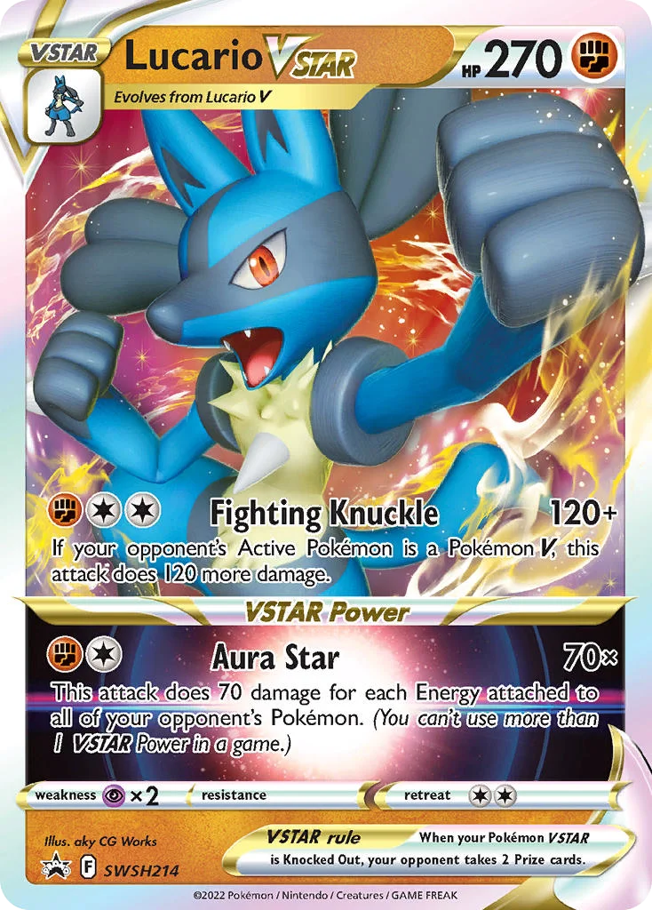 swshp-swsh214 Lucario VSTAR SWSH214/SWSH Promo