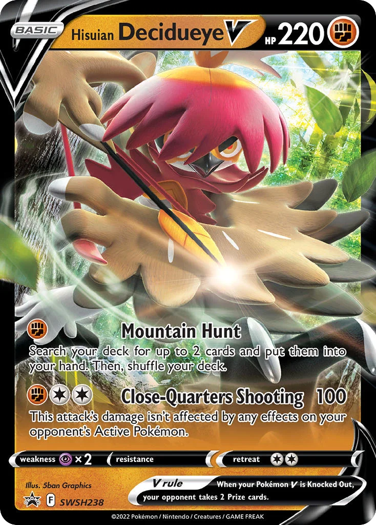 swshp-swsh238 Hisuian Decidueye V SWSH238/SWSH Promo