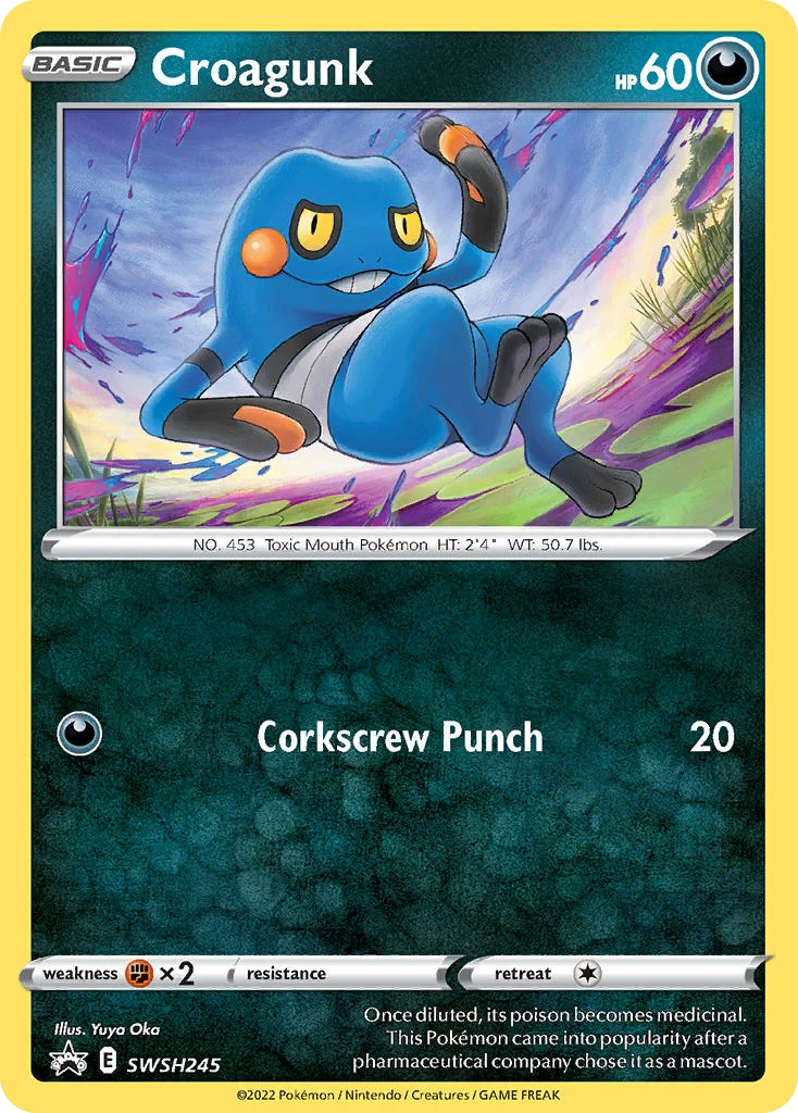 swshp-swsh245 Croagunk SWSH245 SWSH Promo