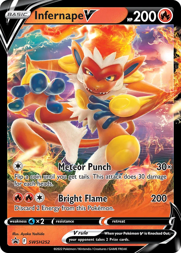 Infernape V SWSH252 SWSH Promo