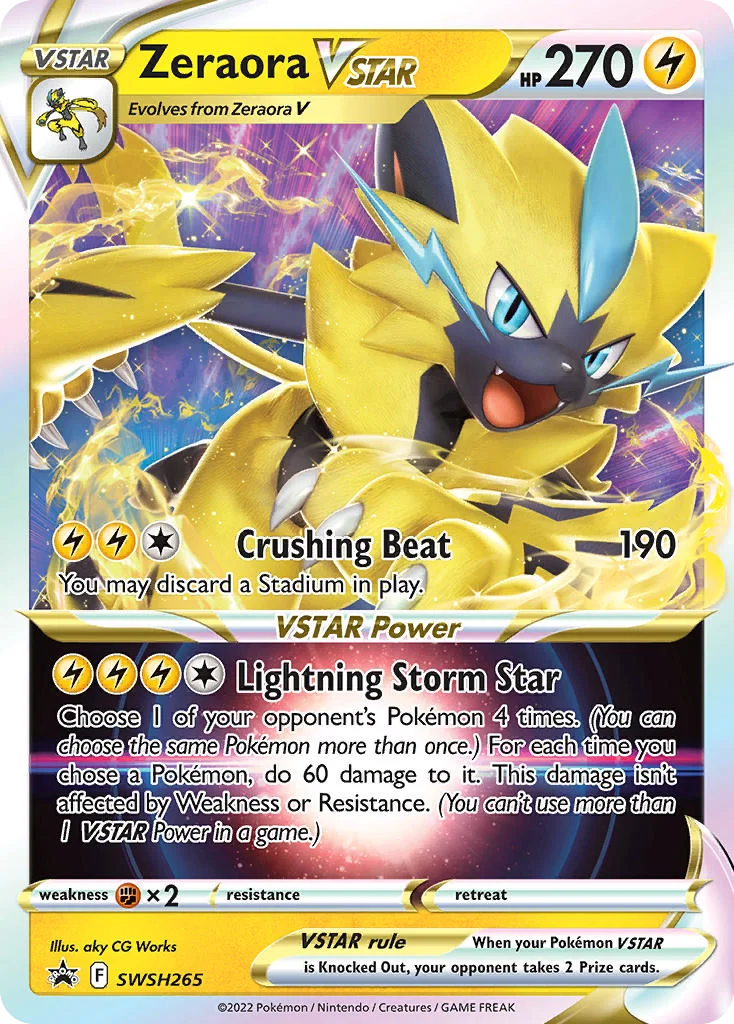 Zeraora VSTAR SWSH265/SWSH Promo