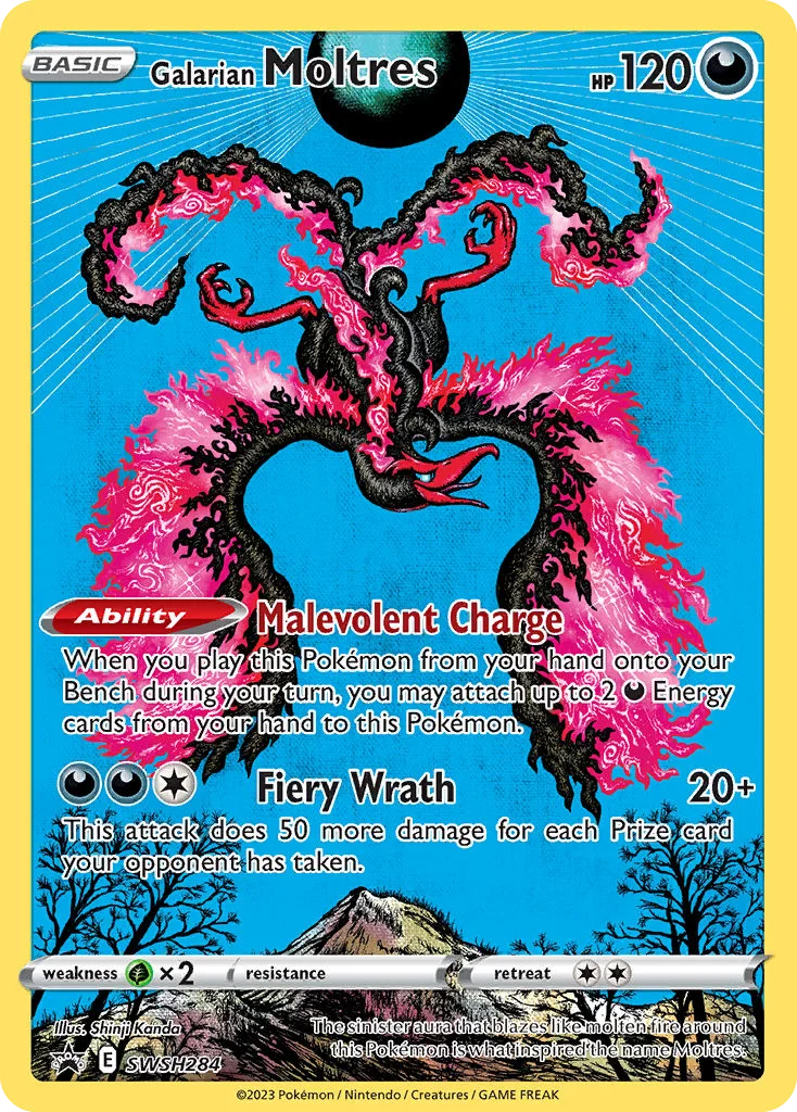 Galarian Moltres SWSH284/SWSH Promo