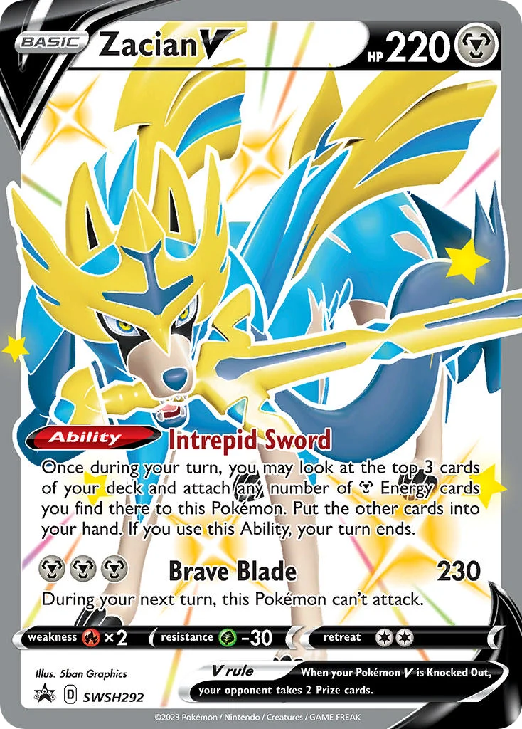 Zacian V SWSH292/SWSH Promo