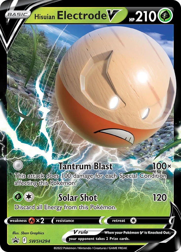 Hisuian Electrode V SWSH294 SWSH Promo